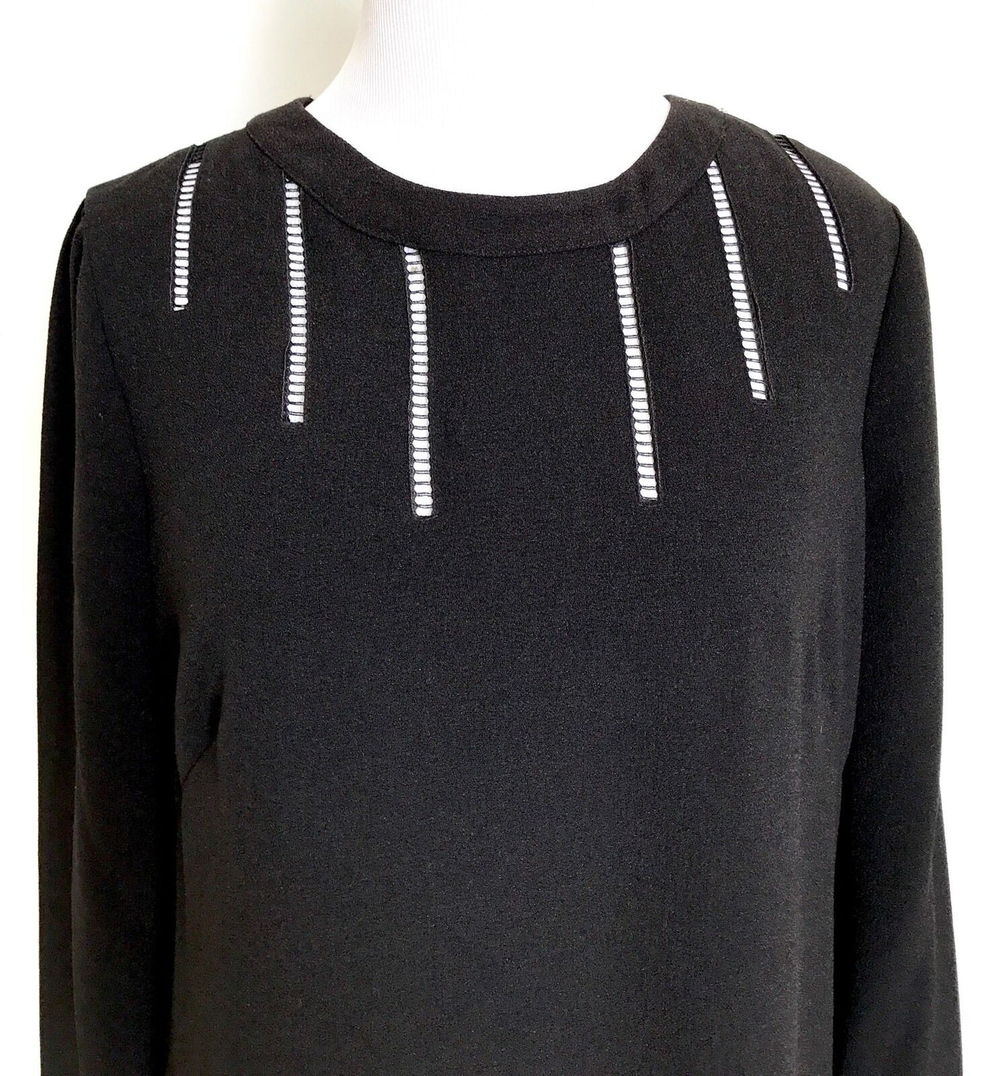 Adrianna Papell Black Cutout Shift Dress NWT  Size 2 Retails $130 Price $56
