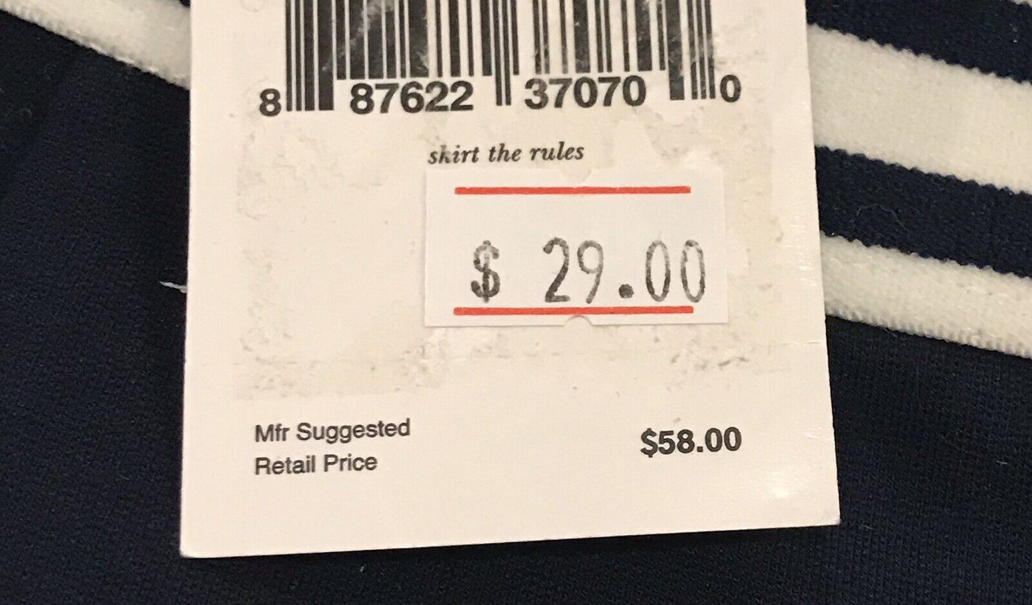 Kate Spade Flared Navy & Cream  Skirt NWT Retail $58 Price $29 Age XL (14)