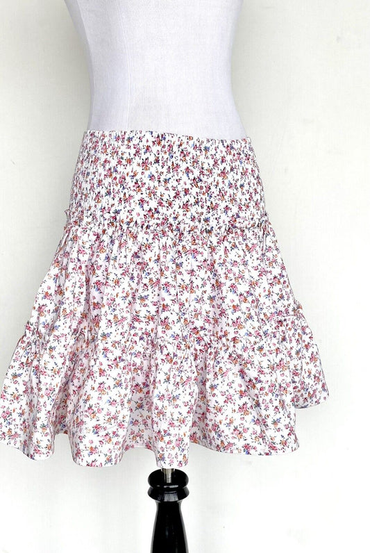 J Marie The Rosalee Skort size XLarge Retail $70 Price $49 NWT smocked Tiered