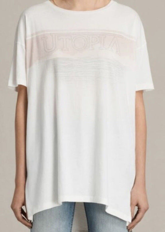 AllSaints Lanka Cori Long Tee Top NWT Price $50 Size M/L NWT