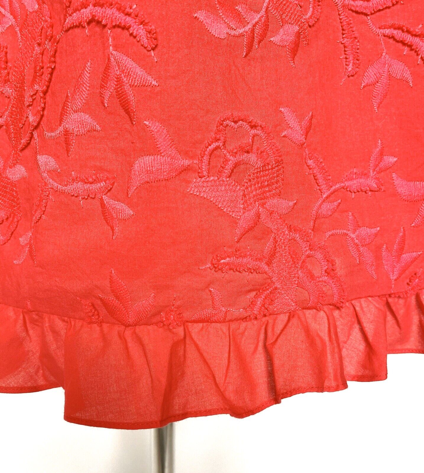 Ted Baker Halterneck Frill Embroidered Dress 1 (US 0-2)Retail $349 Price $115