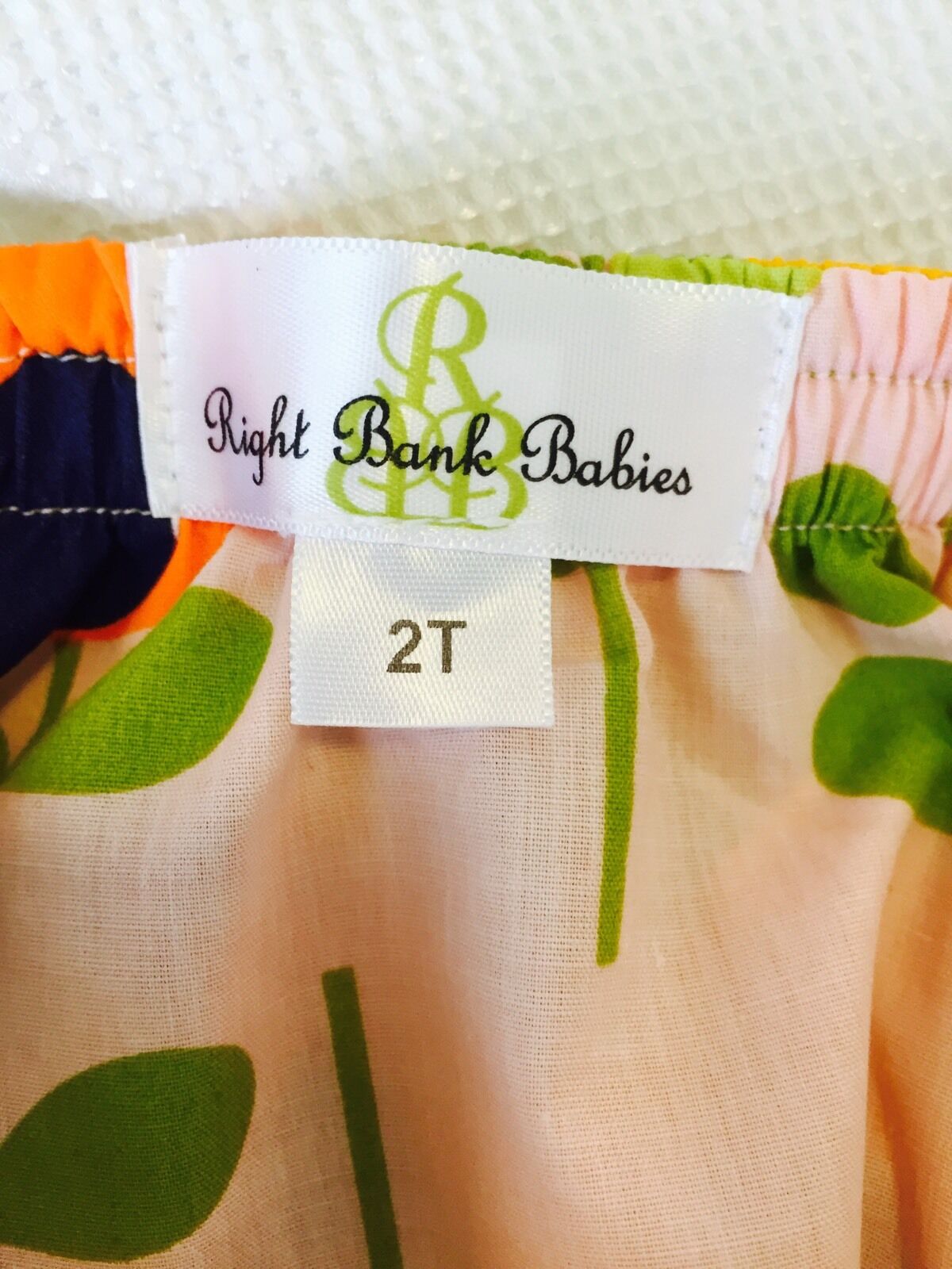 Right Bank Babies reversible circle skirt Size 2T Retails $53 Price $22