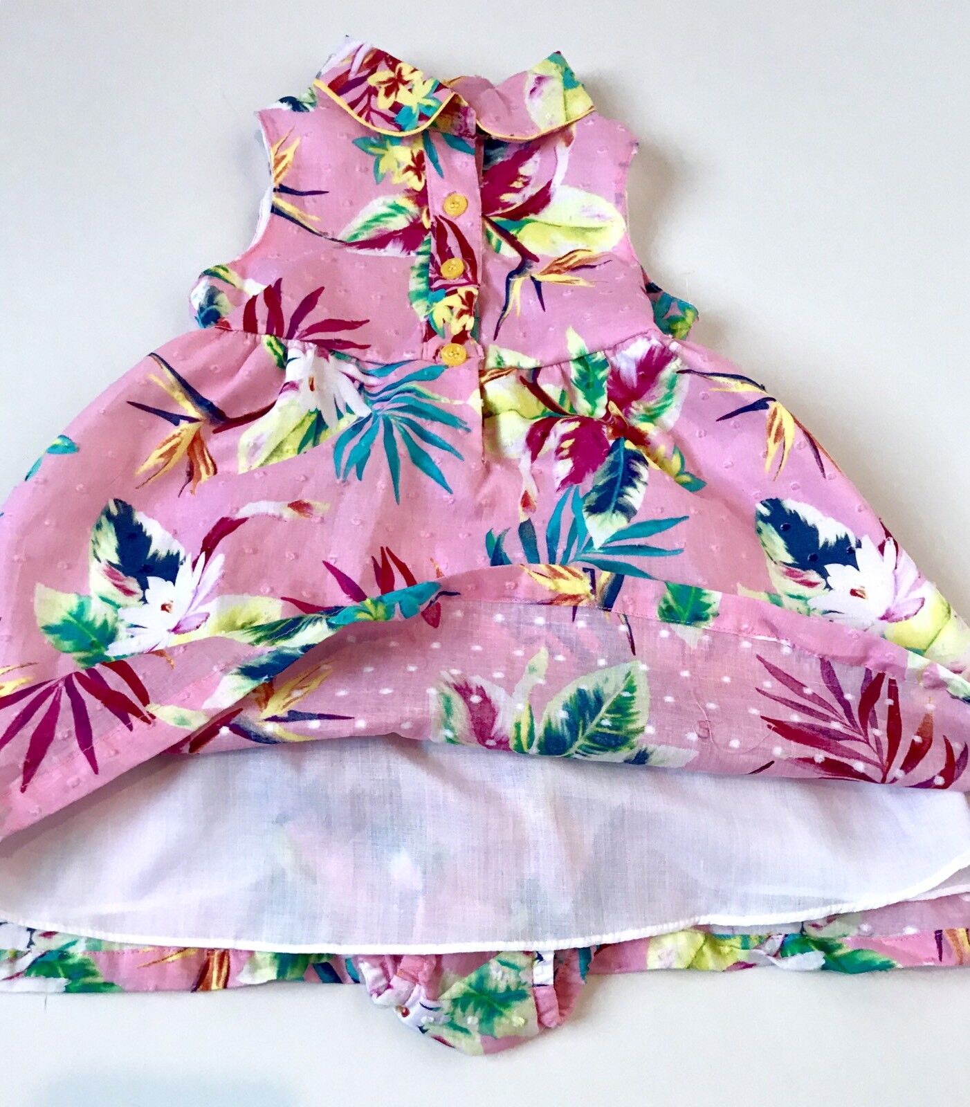 Penelope Mack Floral Sleeveless Dress &  Panties Retails $24 Price $16 18 M NWT