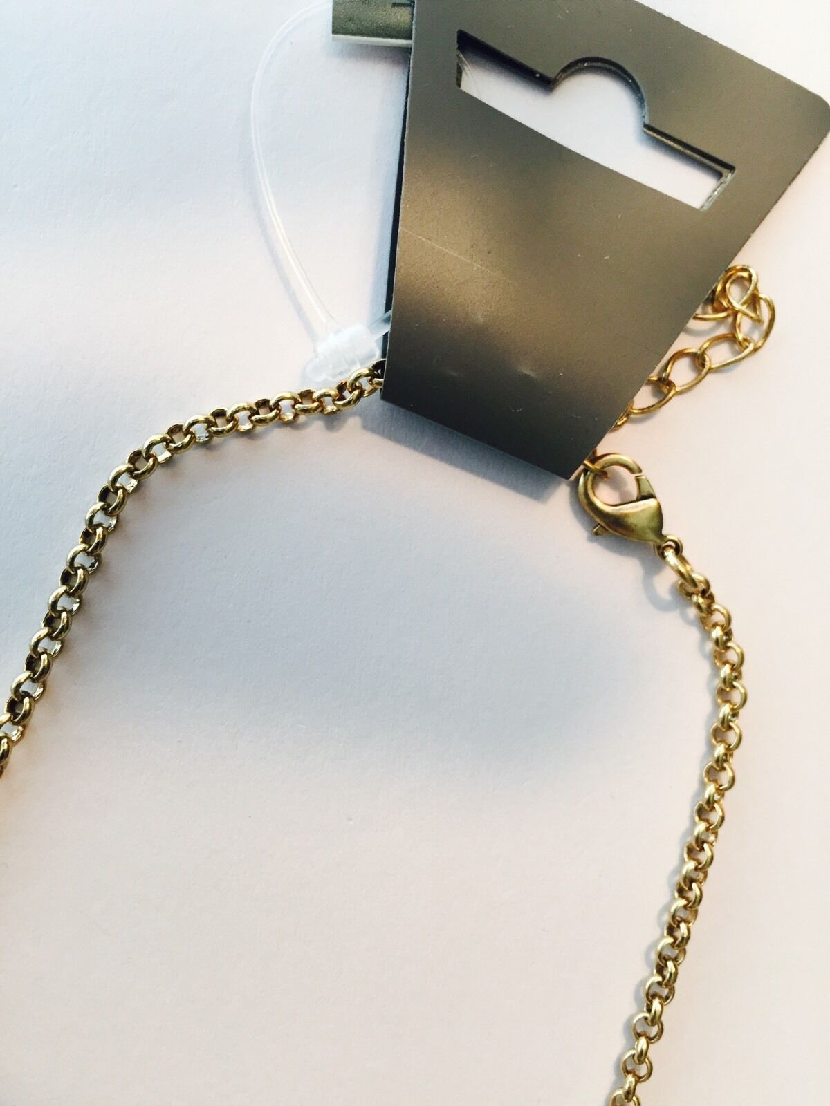 Pilgrim Skanderborg 16 Carat Gold Plated Precious Stone Necklace Price $16