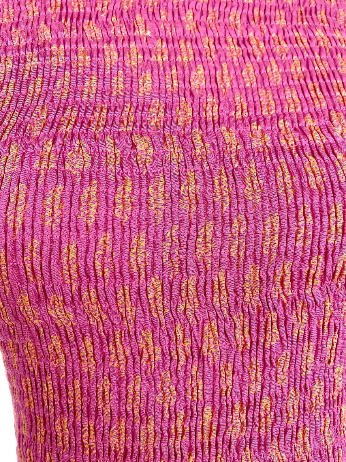 J Marie Mia Rose Smocked Ruched Tiered Dress size S Retail $168 Price $70 NWT