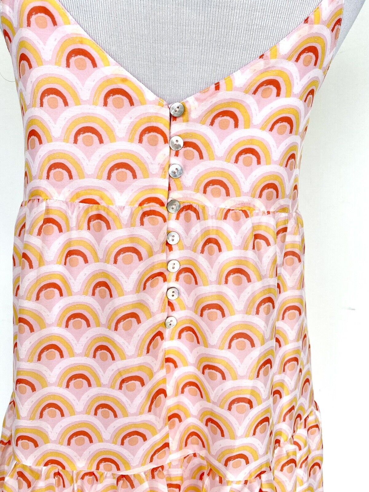 J Marie The Summer Tiered Midi Dress size XS Retail $118 Price $66