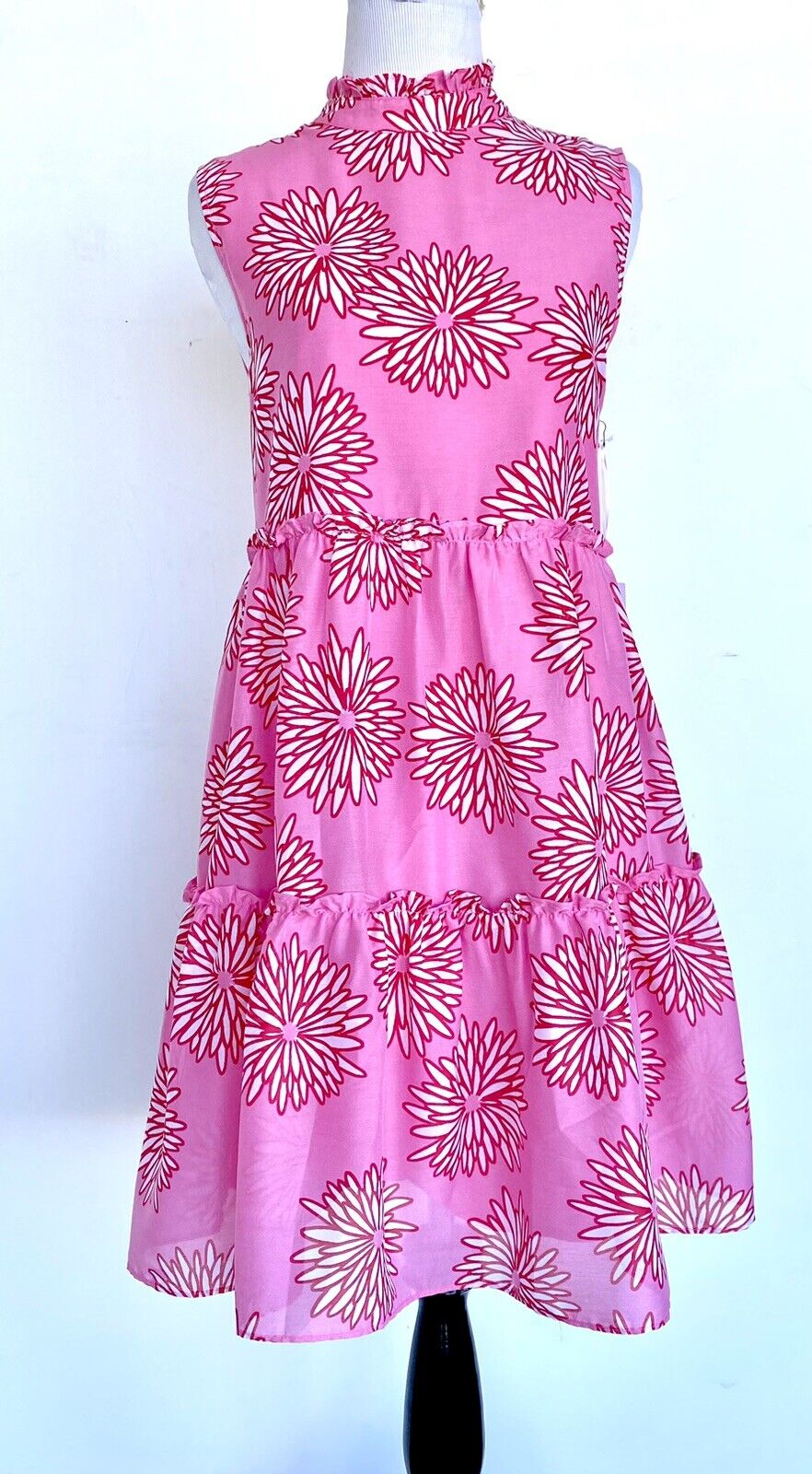 J Marie The Sienna Tiered Sleeveless Dress size M Retail $110 Price $65 NWT