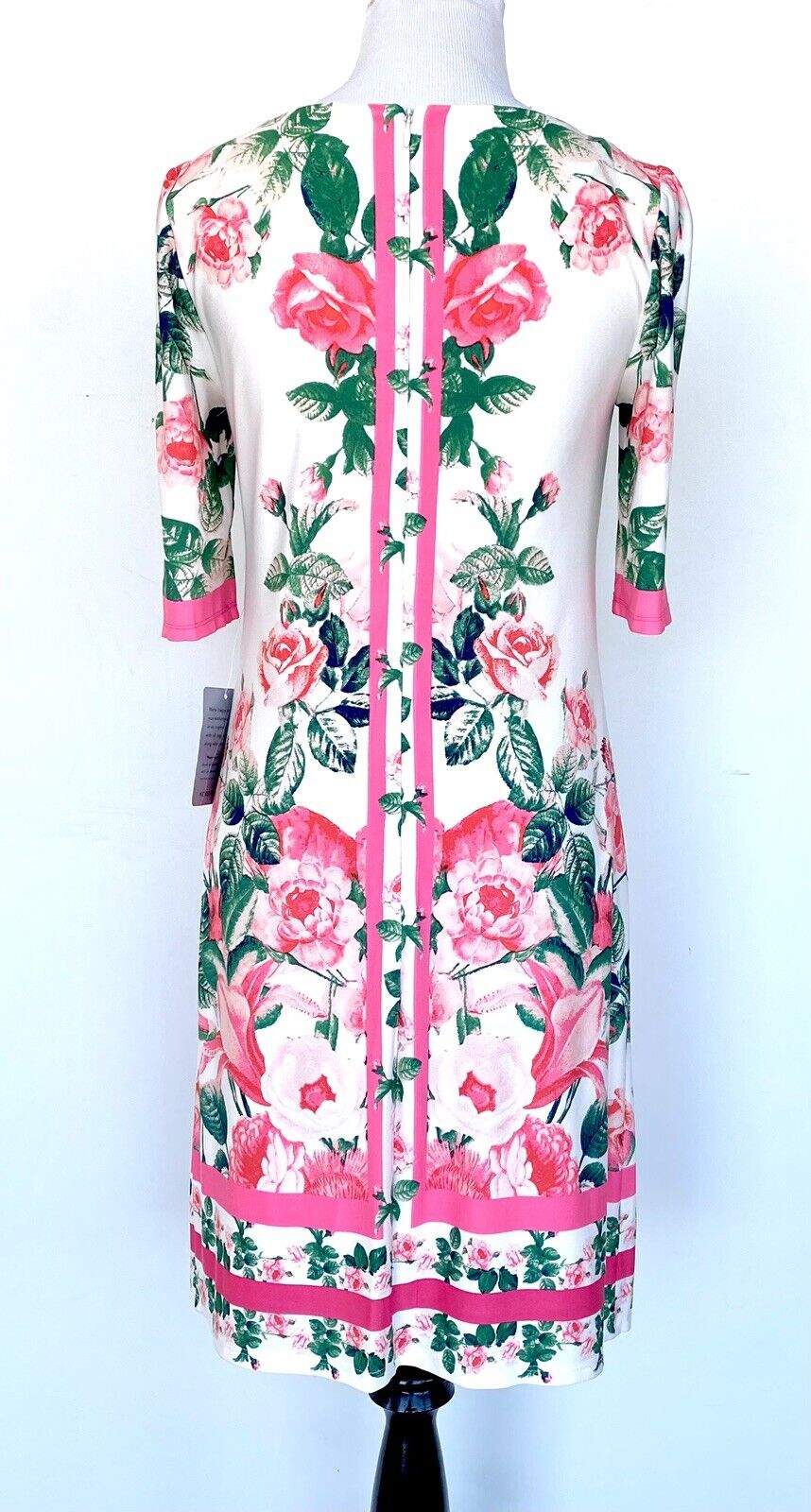 Eliza J Pink Floral Stretch Tunic Dress NWT Retails $128 Price $69 Size 0