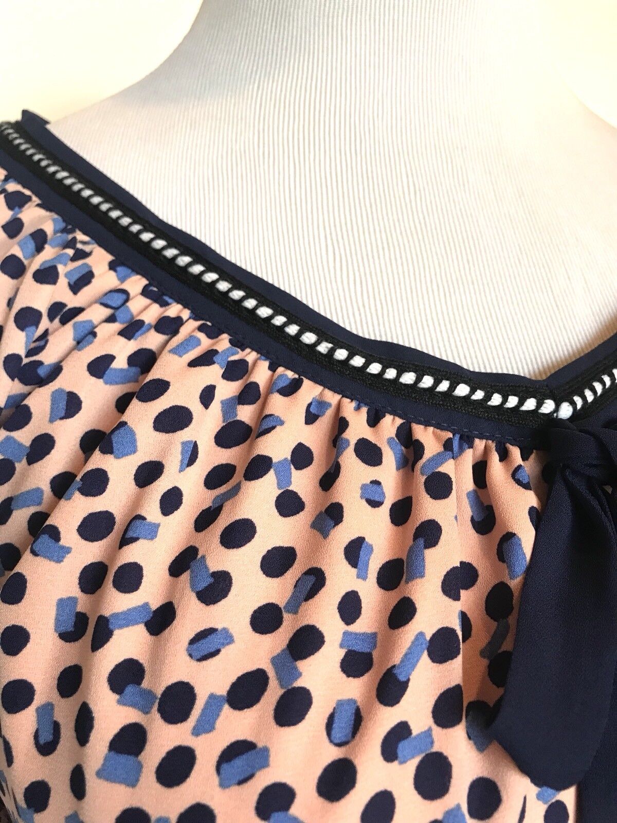 Nanette Lepore Spot Bell Sleeve Dress NWT Size 6 Price $72