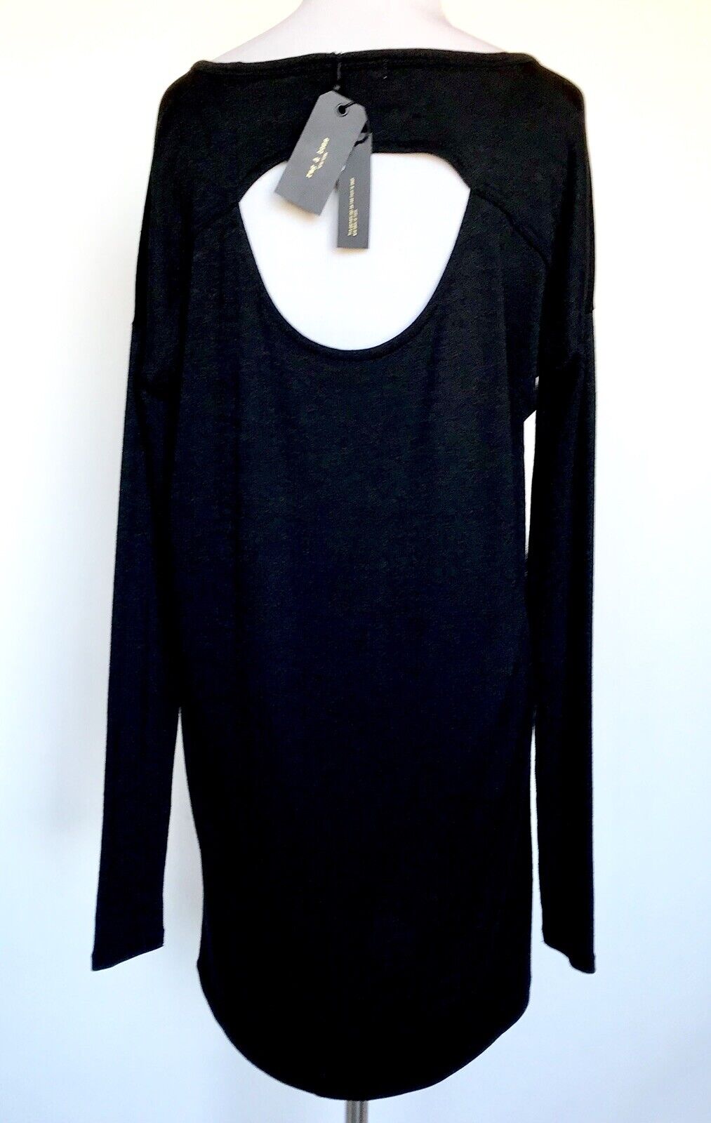 RAG & BONE Black FLORENCE CUT OUT BACK DRESS SIZE XS Retails $225 Price $122 NWT