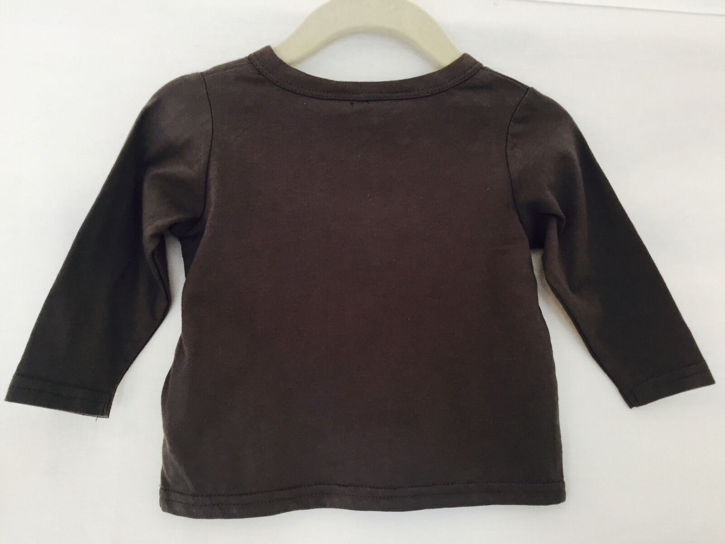 Kardashian Kids Boys Long Sleeve Top. NWT 3 Month Olive Green / Gray
