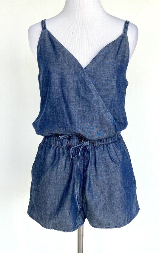 AllSaints Joanna Playsuit / Romper Tencel/Linen Retail $178 Price $86 Sz 4