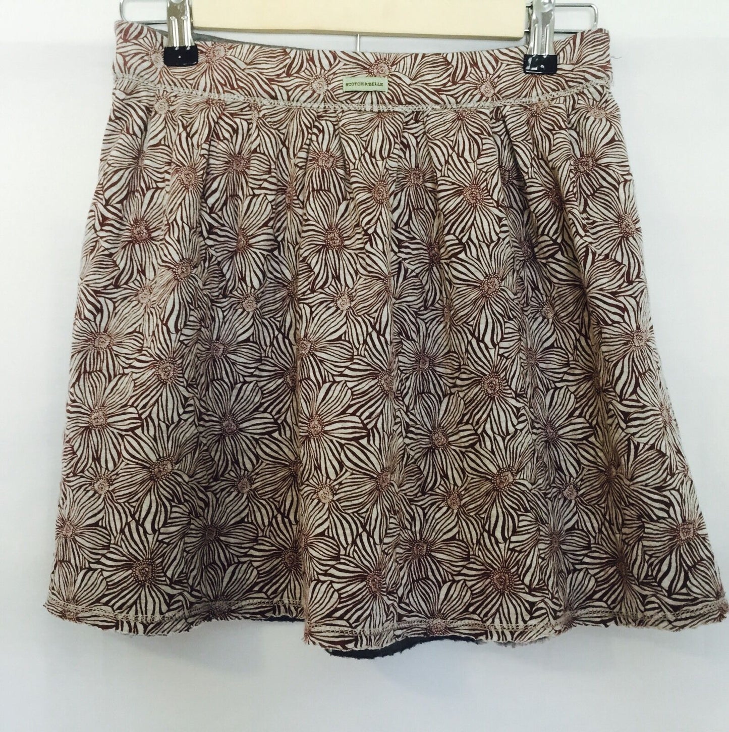 Scotch R'Belle Soft Gray Reversible Skirt NWT Age 14 Retails $51 Price $32