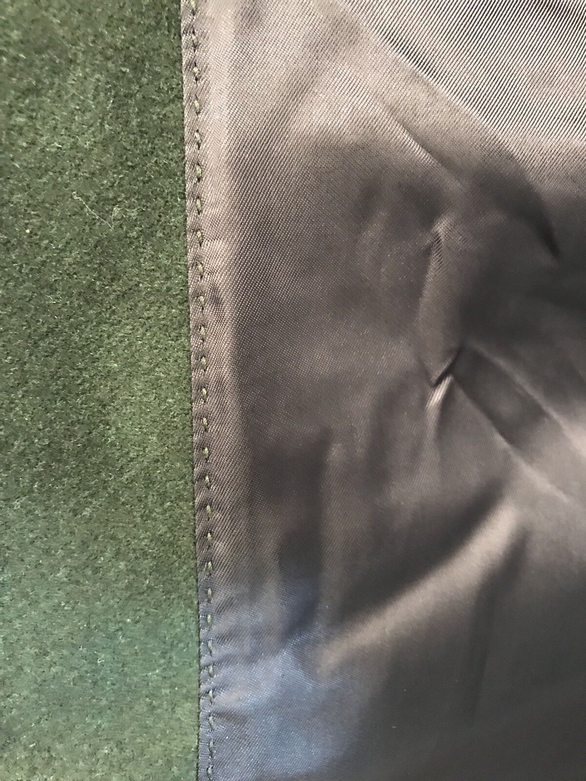 Carolina Herrera Dark Green Wool Coat. Retails $685 Price $285 NWT Size L