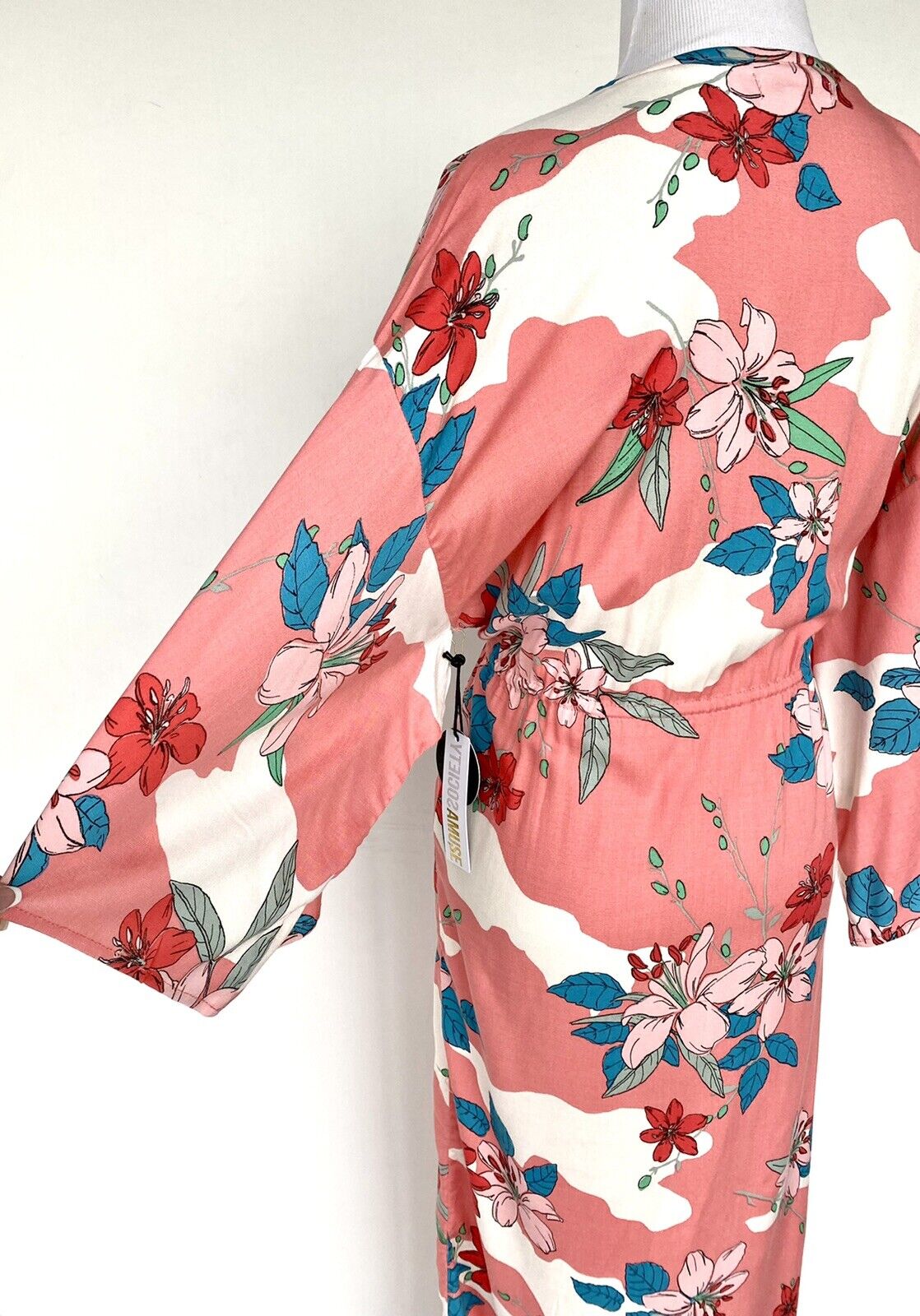 Amuse Society Ginger Guava Kimono cover up . Retail $86 Price $48 NWT