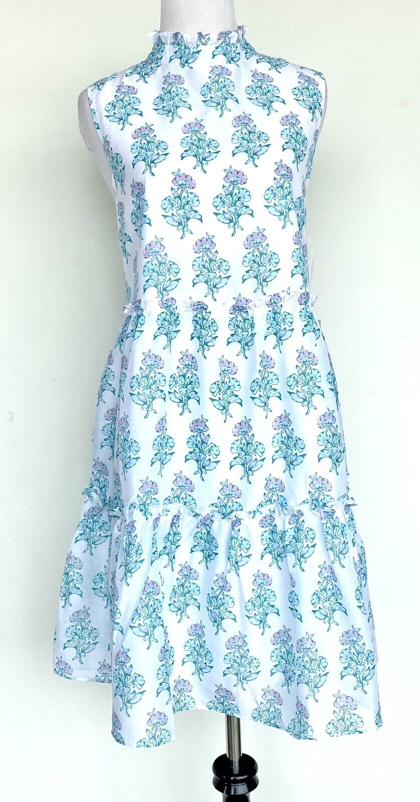 J Marie The Cecilia Tiered Sleeveless Dress size M Retail $110 Price $65 NWT