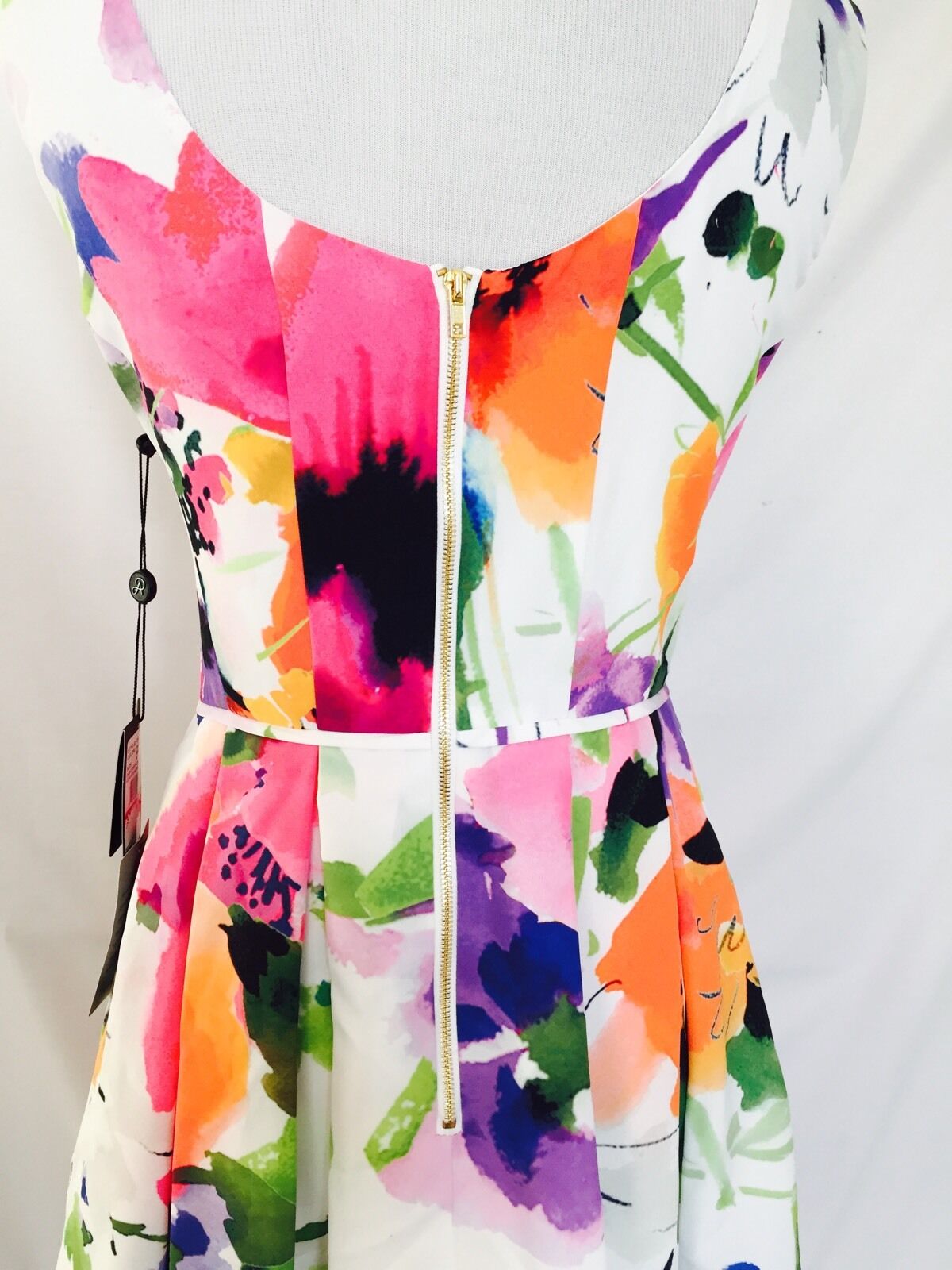 Adrianna Papell Floral Fit & Flare Dress NWT  Size 4 Retails $160 Price $72