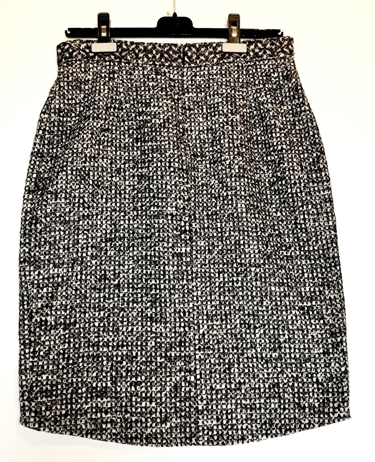 Carolina Herrera Tweed Wool Alpaca Mohair Skirt NWT Retail $385 Price $195 Sz 8