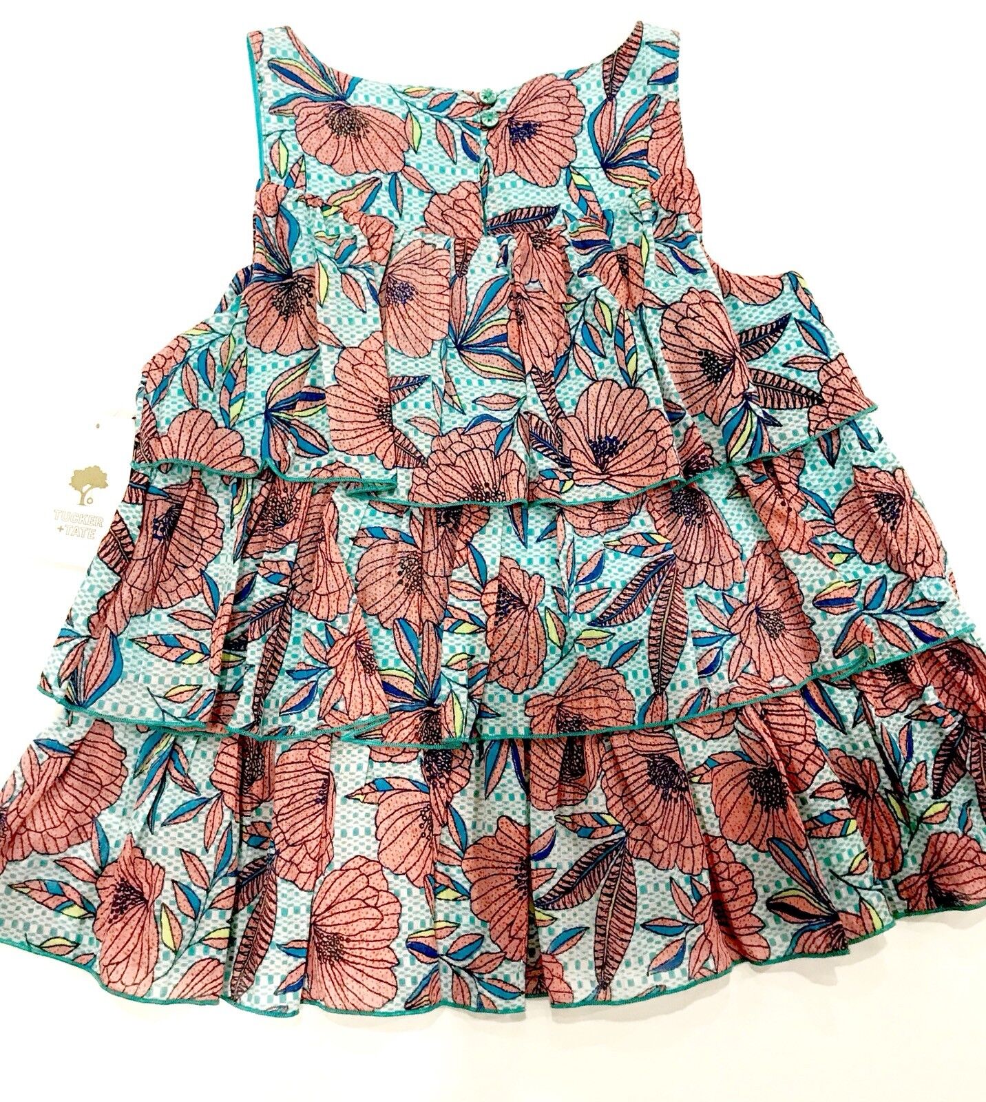 Tucker + Tate Fan Flower Ruffle Top. NWT Retail $35 Price $20.98 Age 6