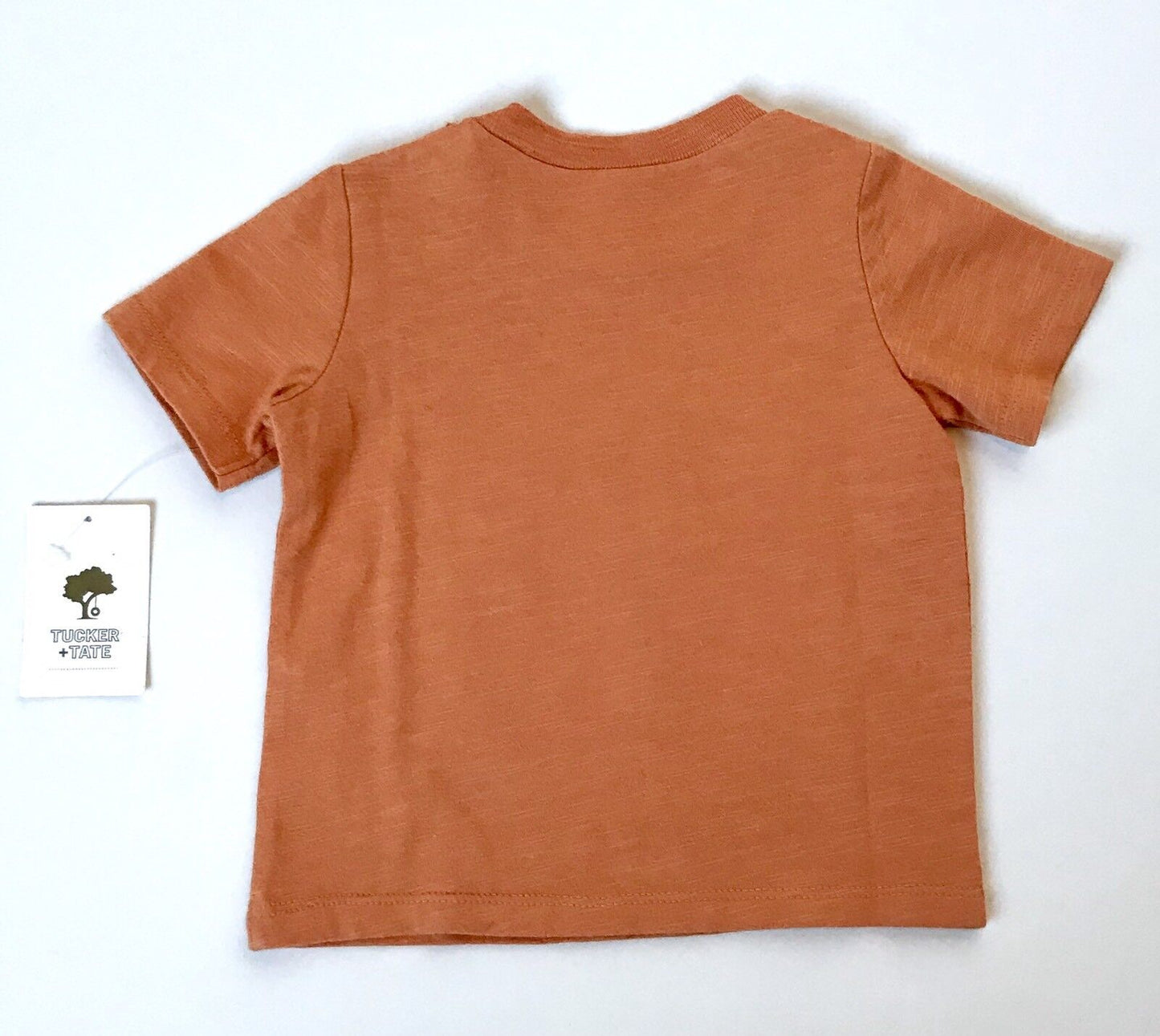 Tucker + Tate Burnt Orange Surfboard Appliqué Tee NWT Retail $22 Price $13.20 6M