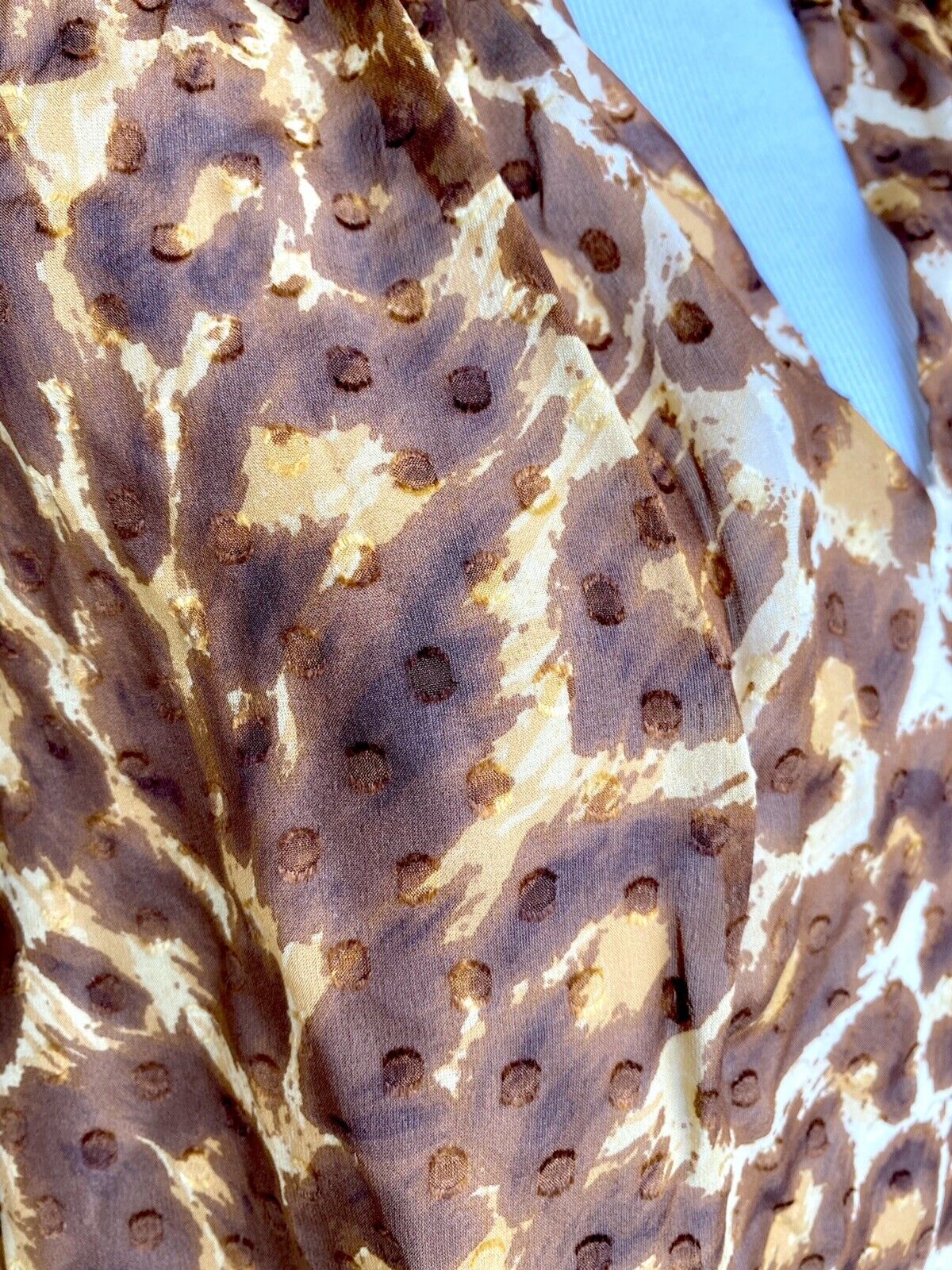 Kate Spade 100% Silk Animal Print Blouse NWT Retail $328  Price $115 Size S