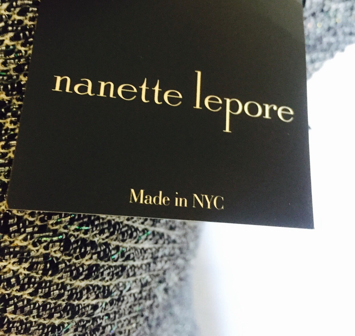 Nanette Lepore Gray Tweed Fitted  Dress NWT Size 0 Retail $478 Price $125