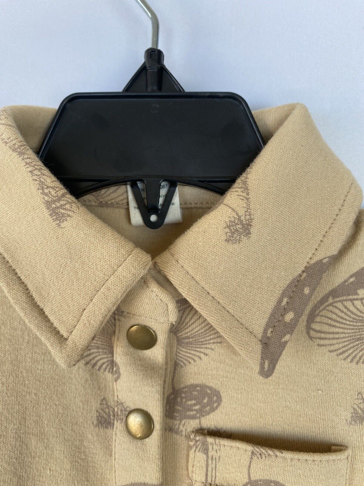 Kate Quinn 100% Organic Cotton Shortie Romper Retail $38 Price $28 6-12 M Mocha