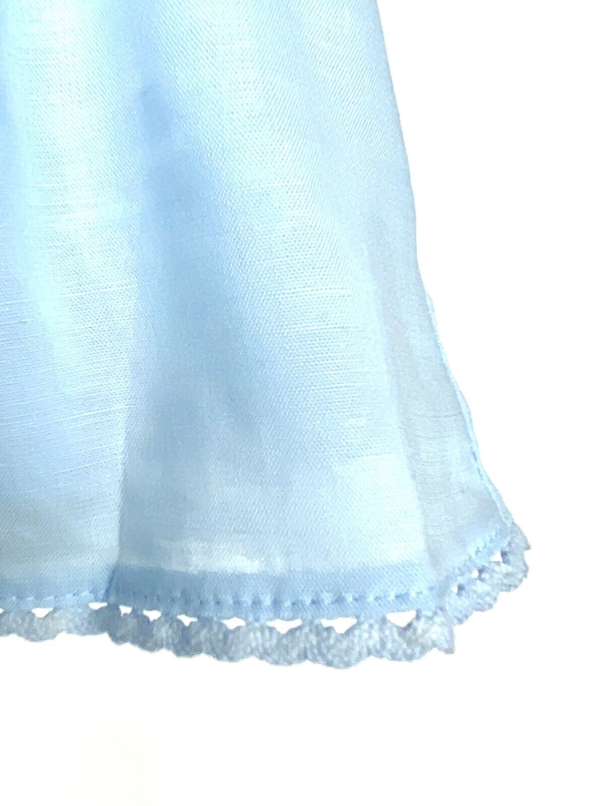 J Marie Embroidered River Flutter Sleeve Blue Top size XS Retail $106 Price $59