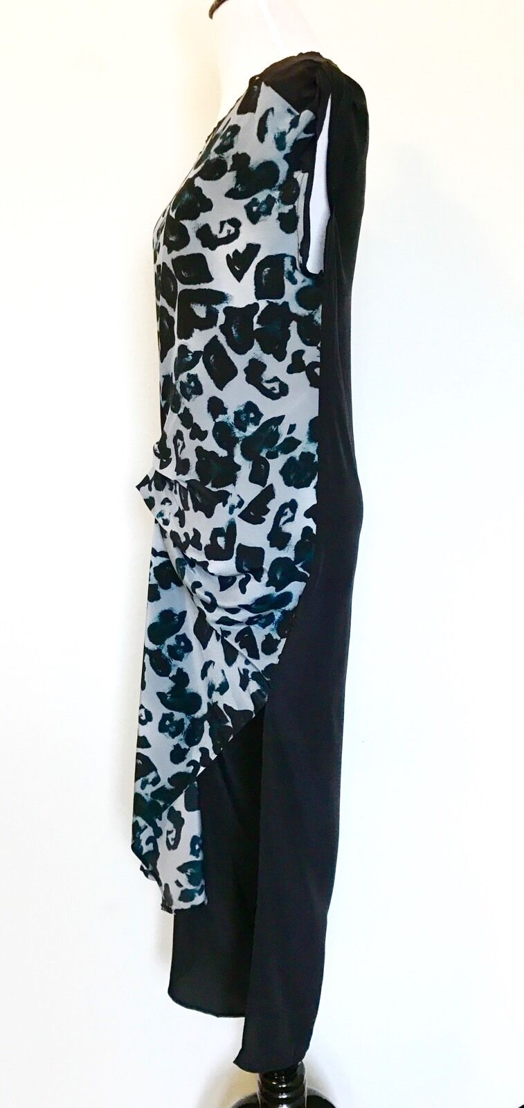 Allsaints Silk Riviera Leo Dress NWT Size 4 Retail $360 Price $108