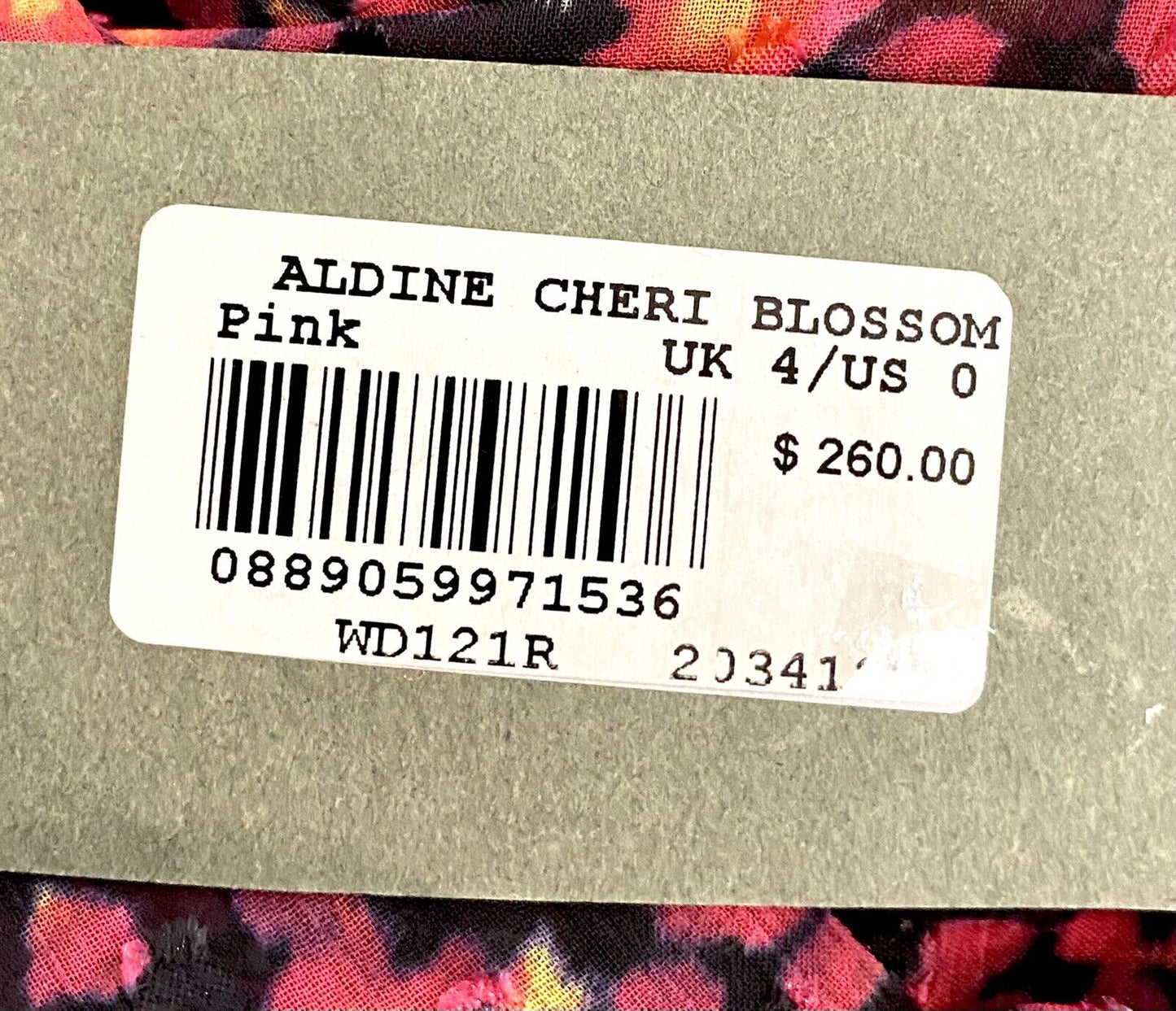 Allsaints Aldine Cheri Blossom Chiffon Dress NWT Size 0 Retail $260 Price $130