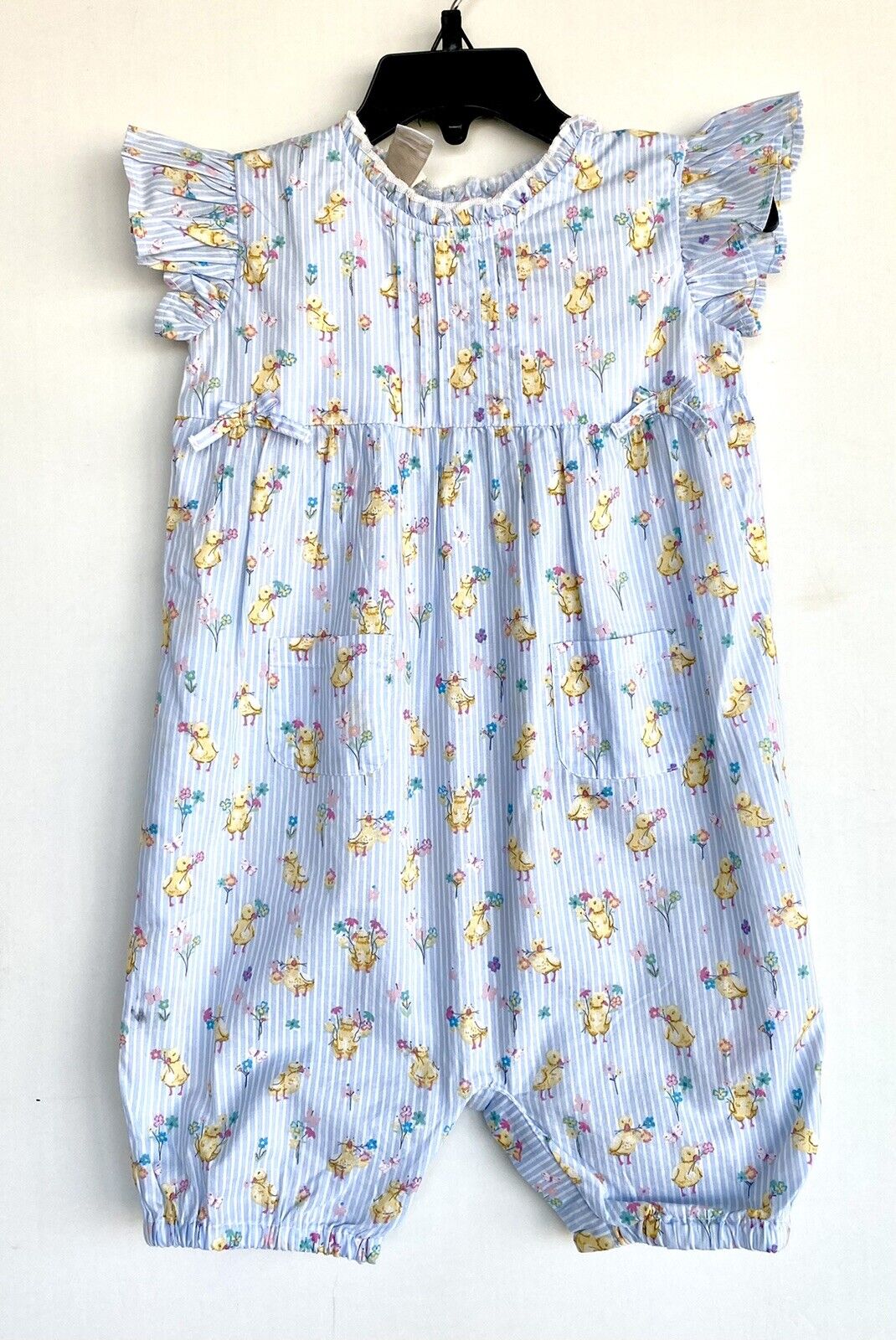 Monsoon London Chick Blue Stripe Romper 12-18 M Price $35