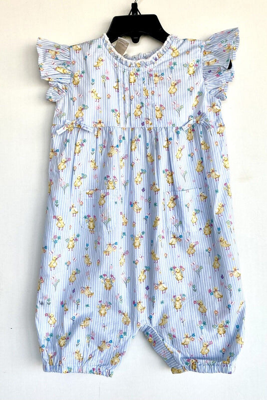 Monsoon London Chick Blue Stripe Romper 12-18 M Price $35
