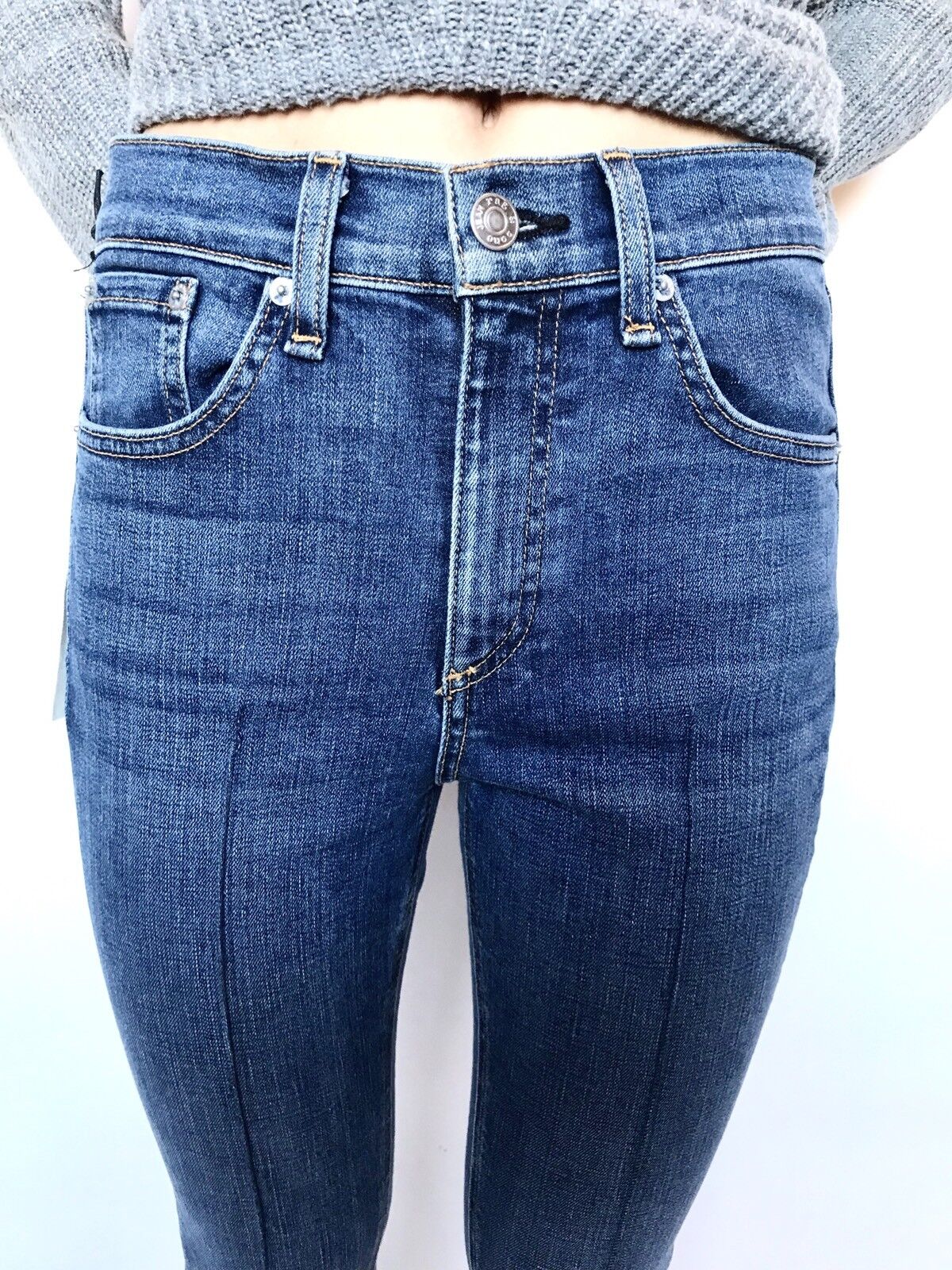 Rag & Bone Manson High Rise Skinny Jean Sz 25 Retail $225 Price $99  NWT