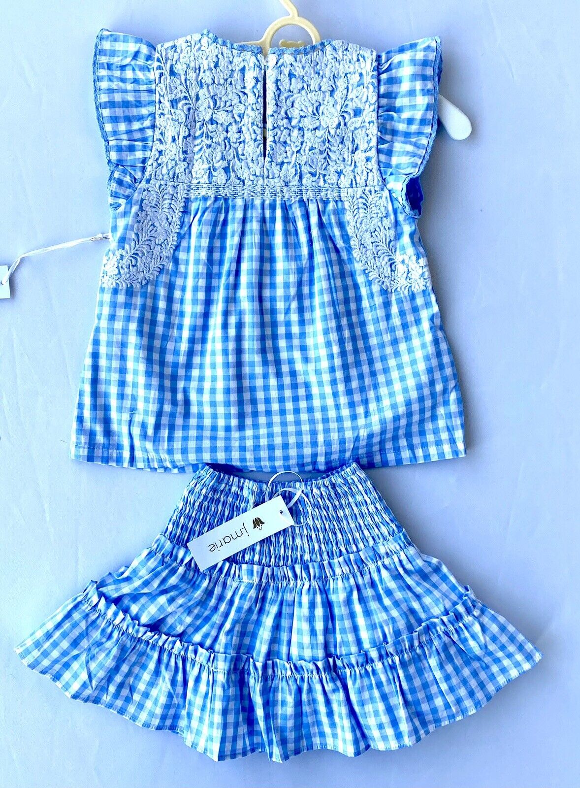 J Marie embroidered Juniper Set 2T Retail $136 Price $49 Blouse Skort