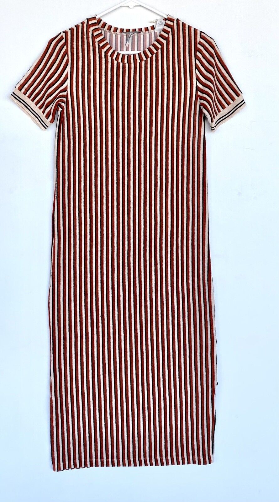 Scotch & Soda Striped Poolside Toweling Dress Cover Up Retail $135 Price $79