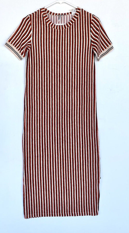 Scotch & Soda Striped Poolside Toweling Dress Cover Up Retail $135 Price $79