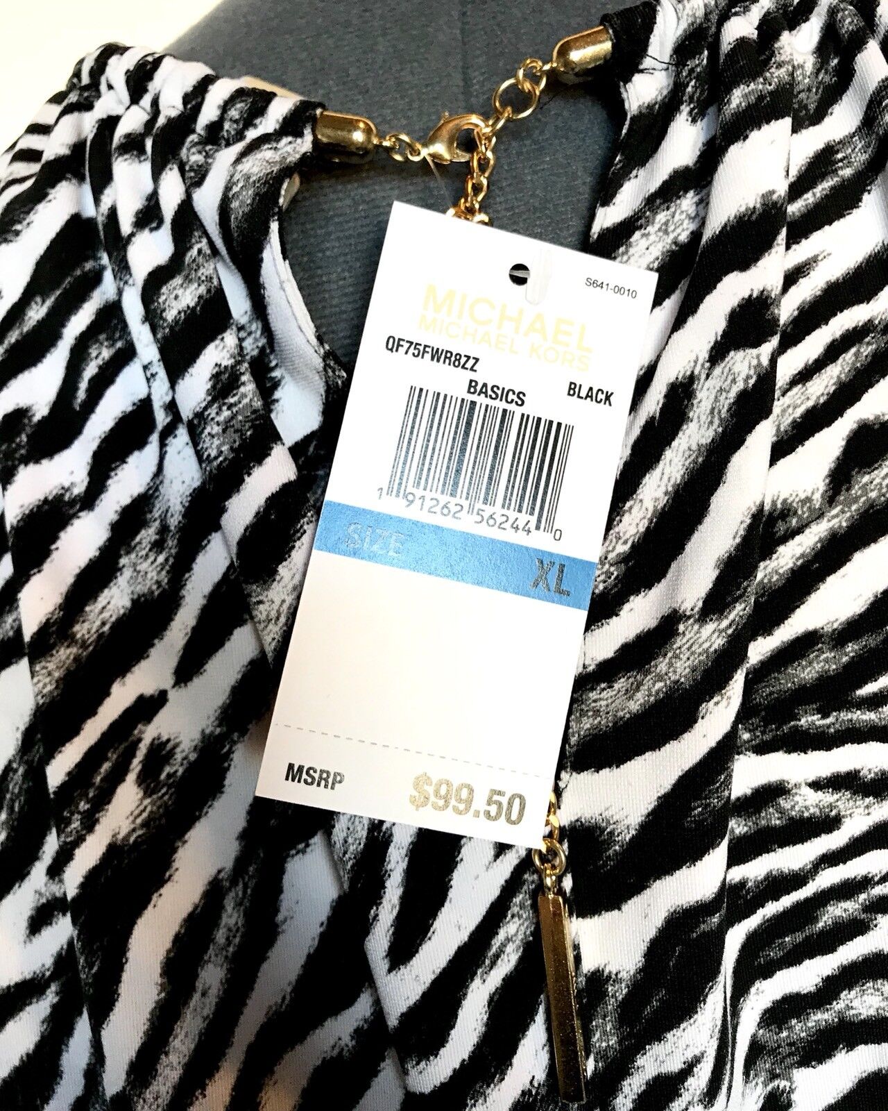 Michael Kors Animal Print Top NWT Retails $99.50 Price $$46 Size XL