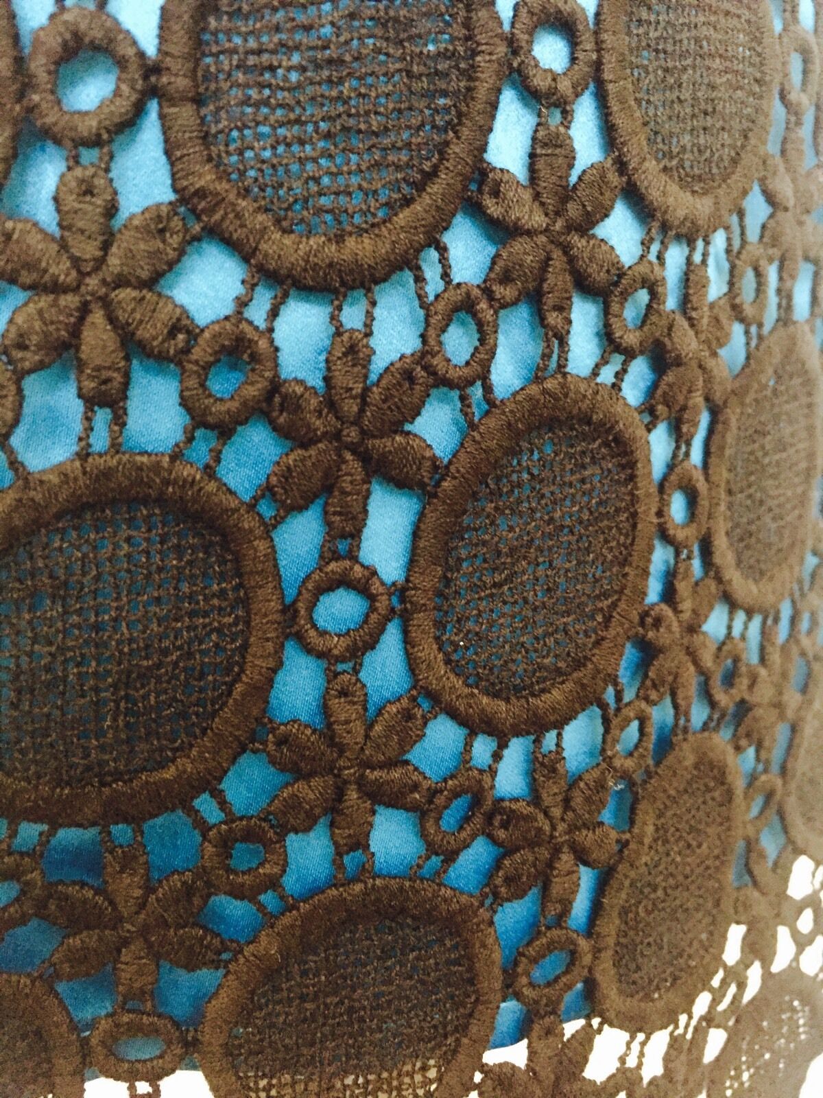 Kensie Blue and Black Lace Style Short Skirt NWT Retails $69 price $22 Size 6